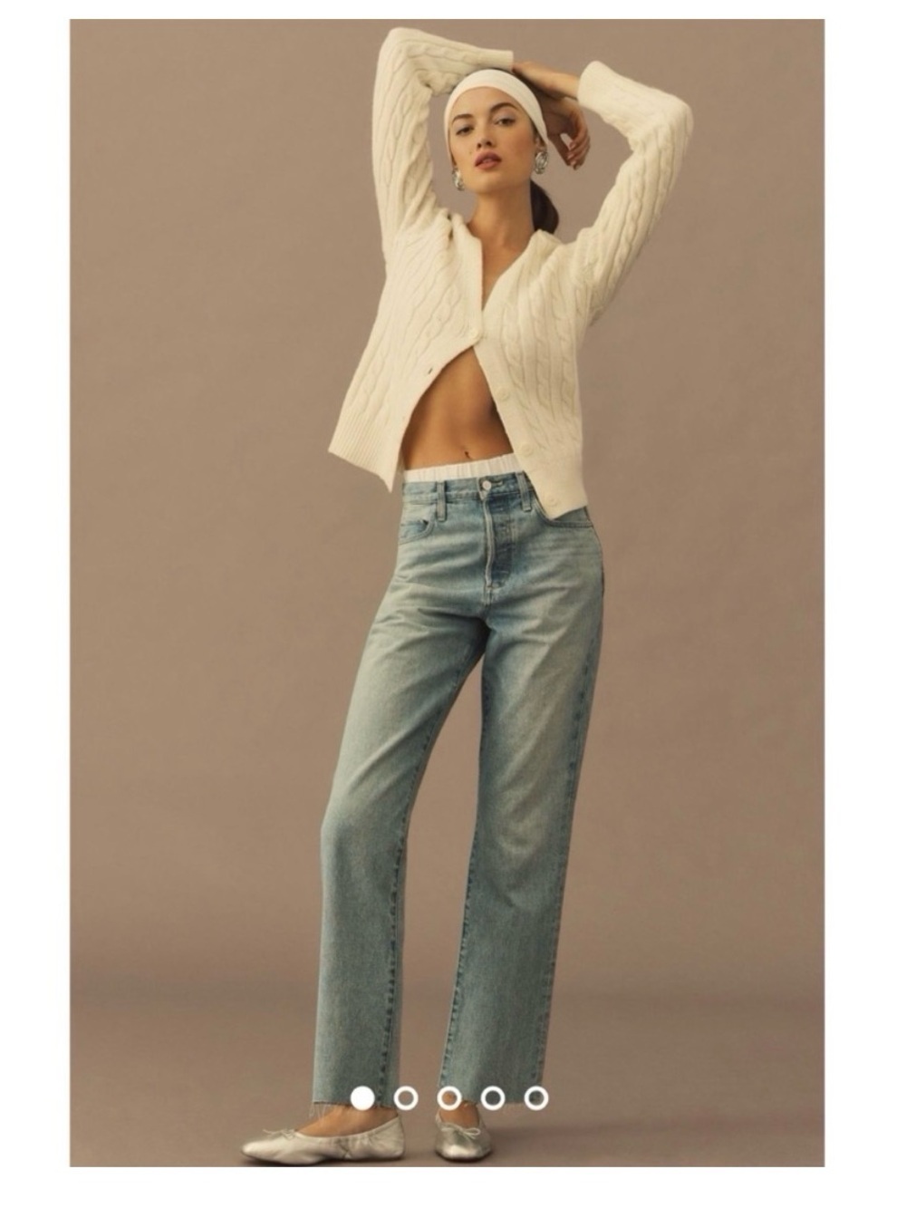 Favorite Daughter Otto Telluride Was High Rise Boyfriend Ankle Raw Hem Size 31